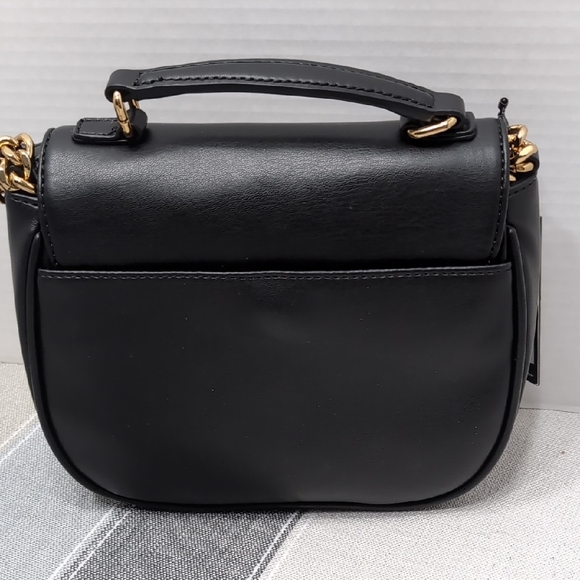 Karl Lagerfeld Paris Saddle Heart Studded Crossbody - Picture 3 of 10